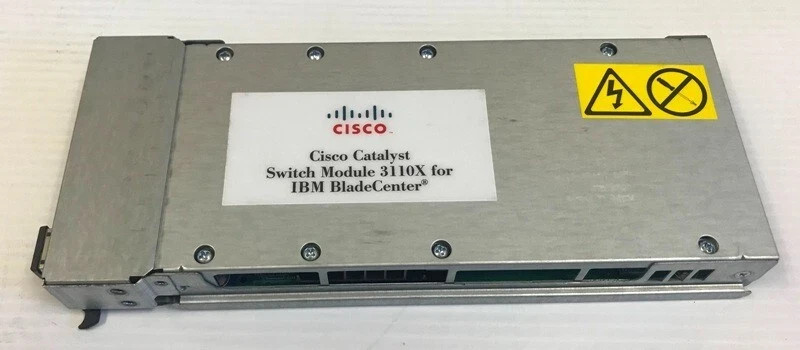 Cisco Catalyst Switch Module 3110X IBM BladeCenter 41Y8518 WS-CBS3110X-S-I V02