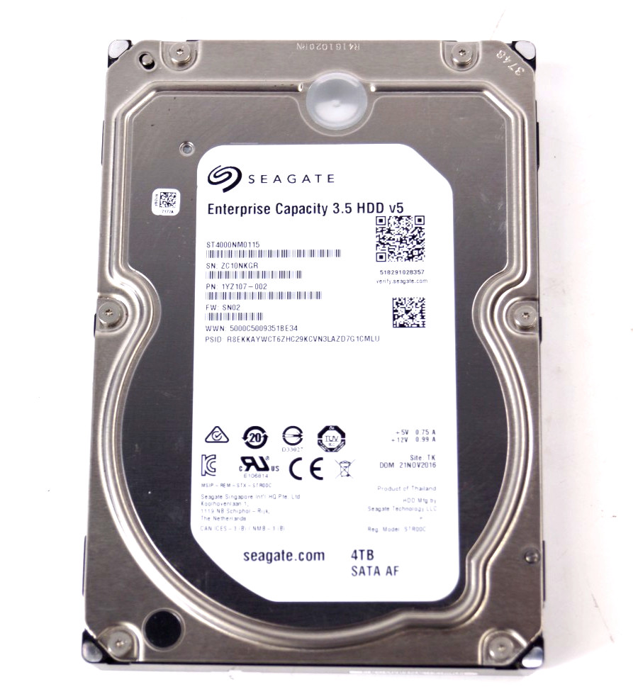 Seagate Enterprise 3.5" ST4000NM0115 4TB SATA Hard Drive