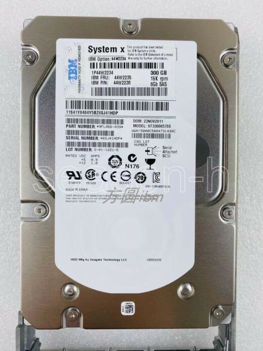 IBM 300G 15KSAS6GB 3.5 44W2235 44W2234 44W2238