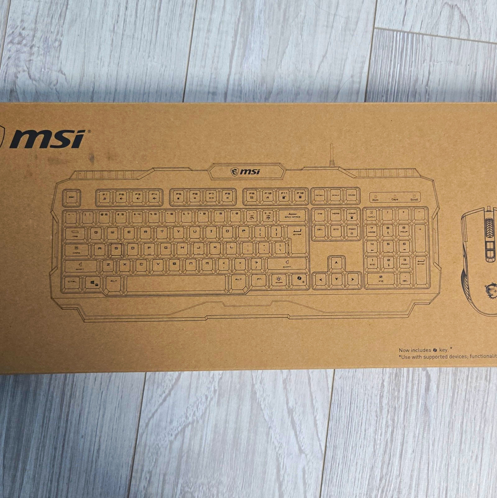 MSI VIGOR GK30 Wired Gaming Keyboard Illuminated Black English QWERTY