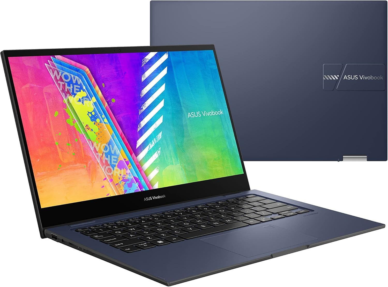 ASUS Vivobook Go Flip 14” FHD Touch Intel Celeron N4500 4GB 128 GB eMMC W11H, BL