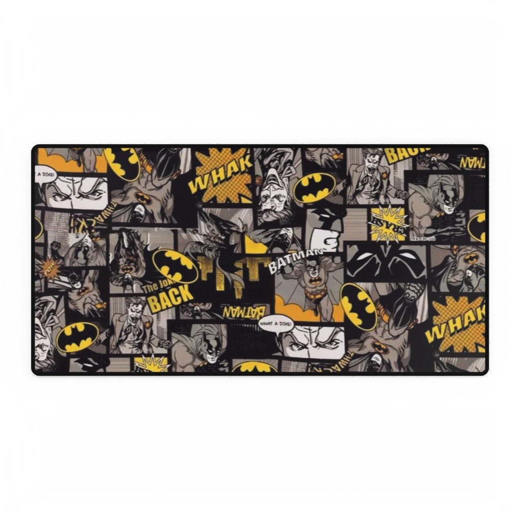 DC Comics Batman And Joker Comic Panels Movie Logo Mouse Pad Desk Mats