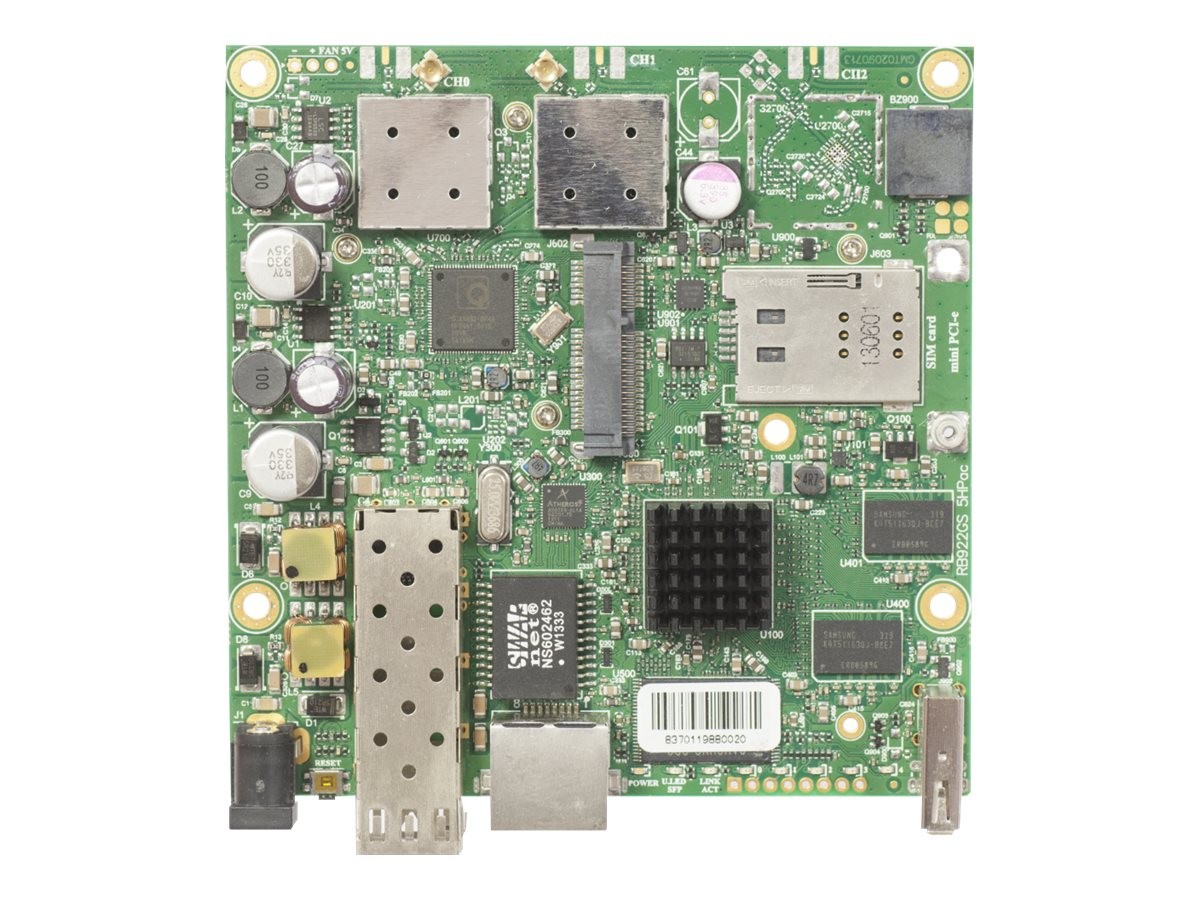 MikroTik RouterBOARD 922UAGS RB922UAGS-5HPacD Router Mini-PCI WLAN 1Gbps L2TP