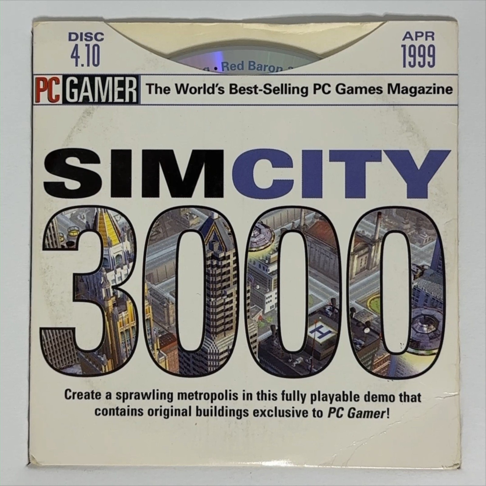 PC Gamer Demo Disc 4.10 April 1999 CD-ROM Vintage PC Gaming Software