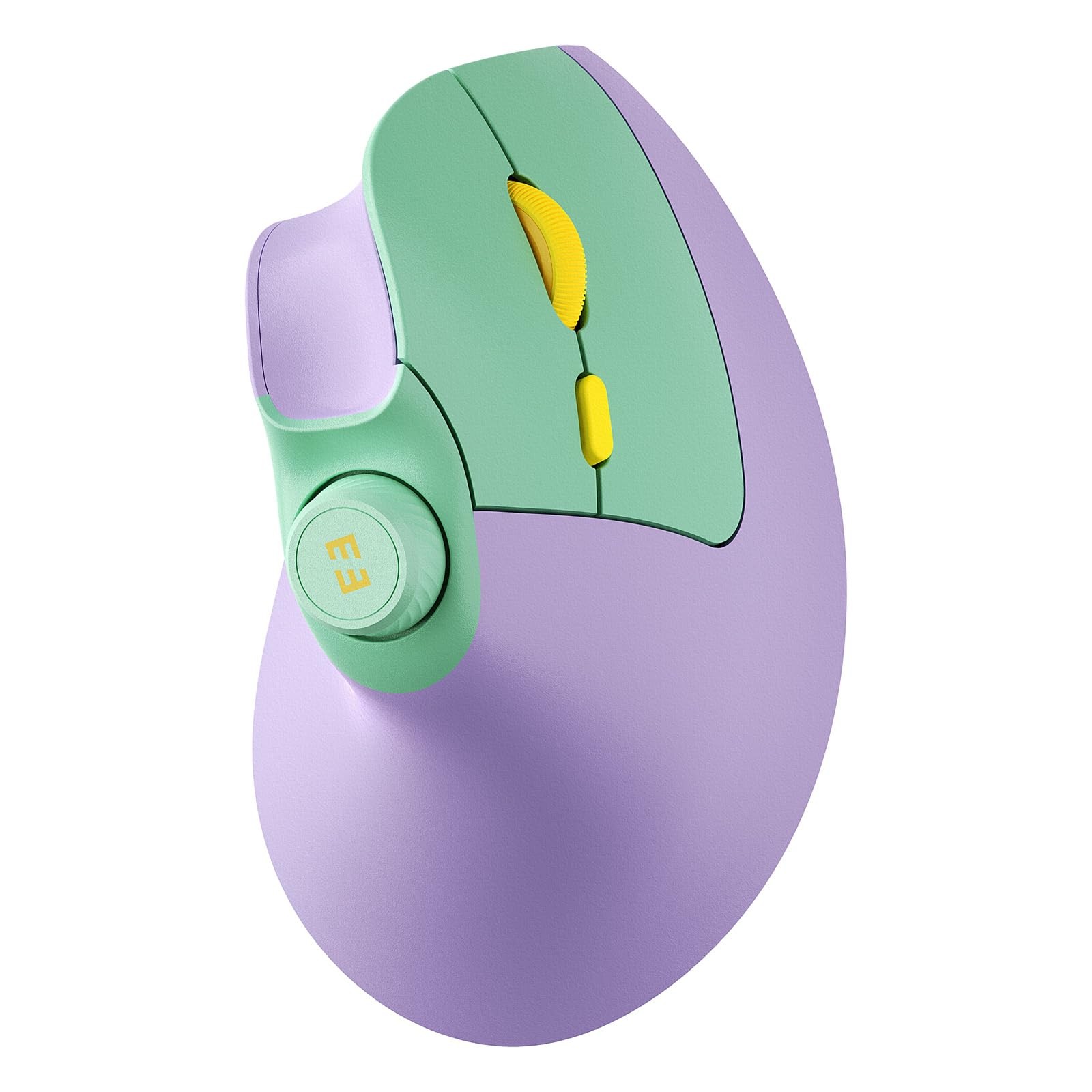 Seenda MOU-302 Wireless Ergonomic Vertical Mouse Bluetooth 2.4G Purple New