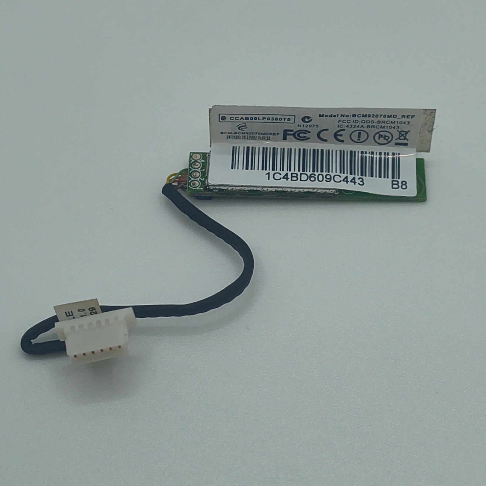 Broadcom BCM92070MD_REF Bluetooth Module OEM Internal Adapter Cable Included