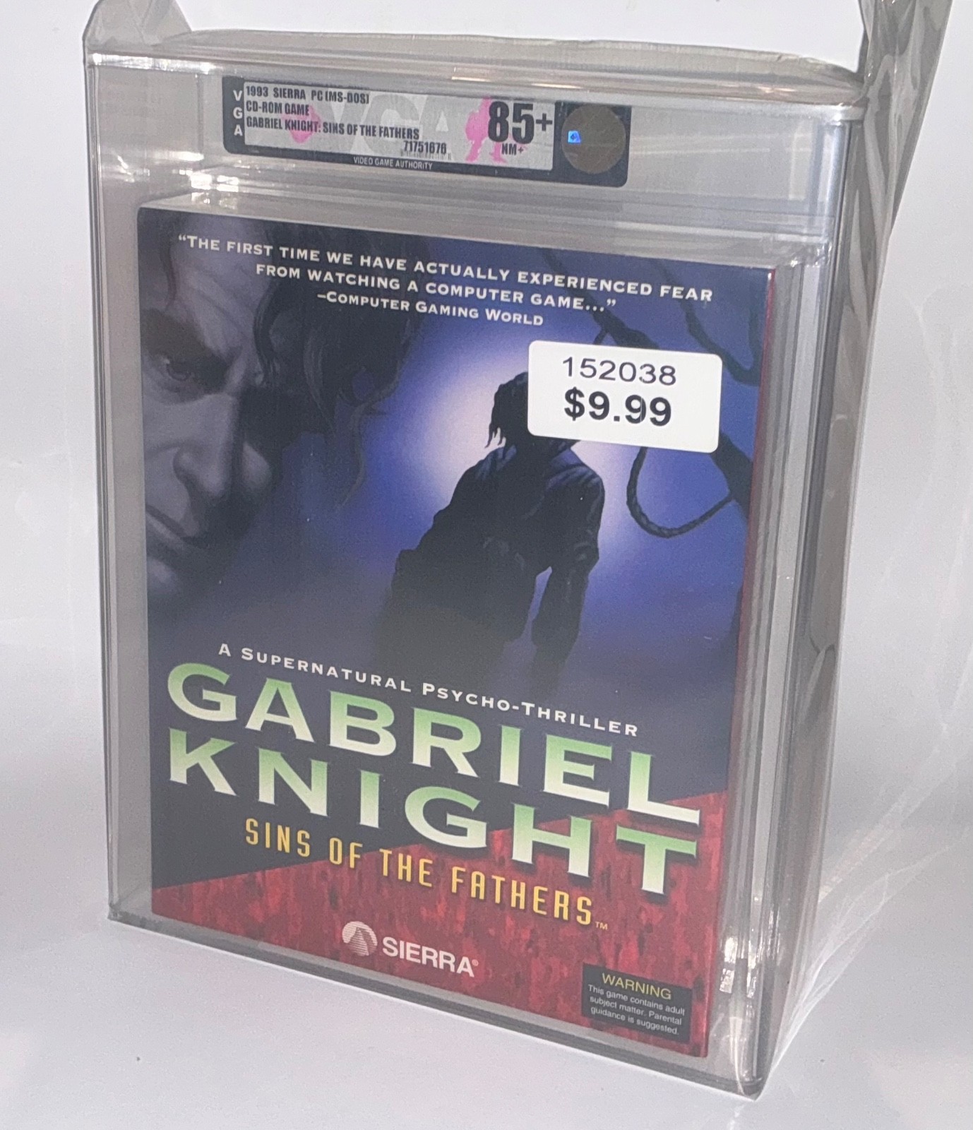 1993 Sierra Gabriel Knight Sins of the Fathers Big Box PC Factory Sealed VGA 85+