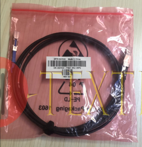 One Dell 0GYK61 PowerVault MD1400 Mini-SAS HD External 28AWG 2m Cable 12GBs NEW
