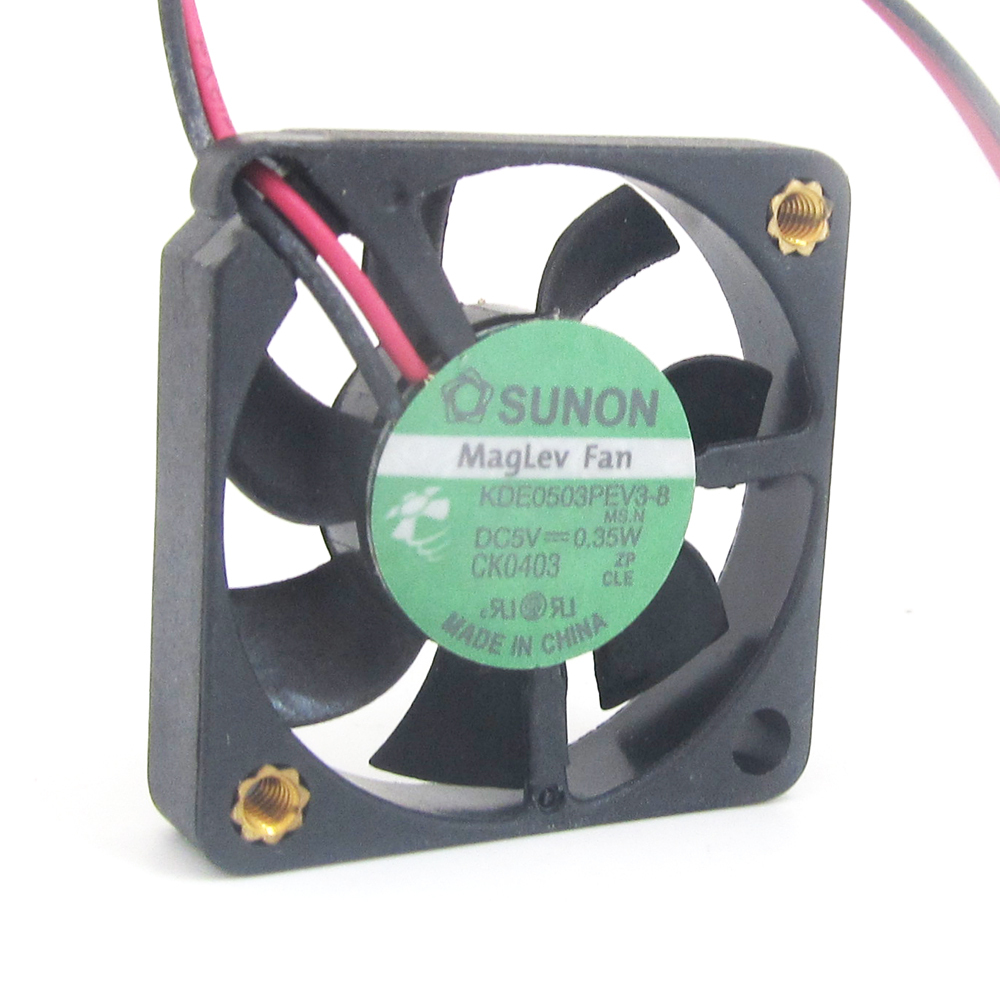 10pcs SUNON MagLev KDE0503PEV3-8 30x30x6mm 3006 DC5V 0.35W 2pin DC Cooling fan