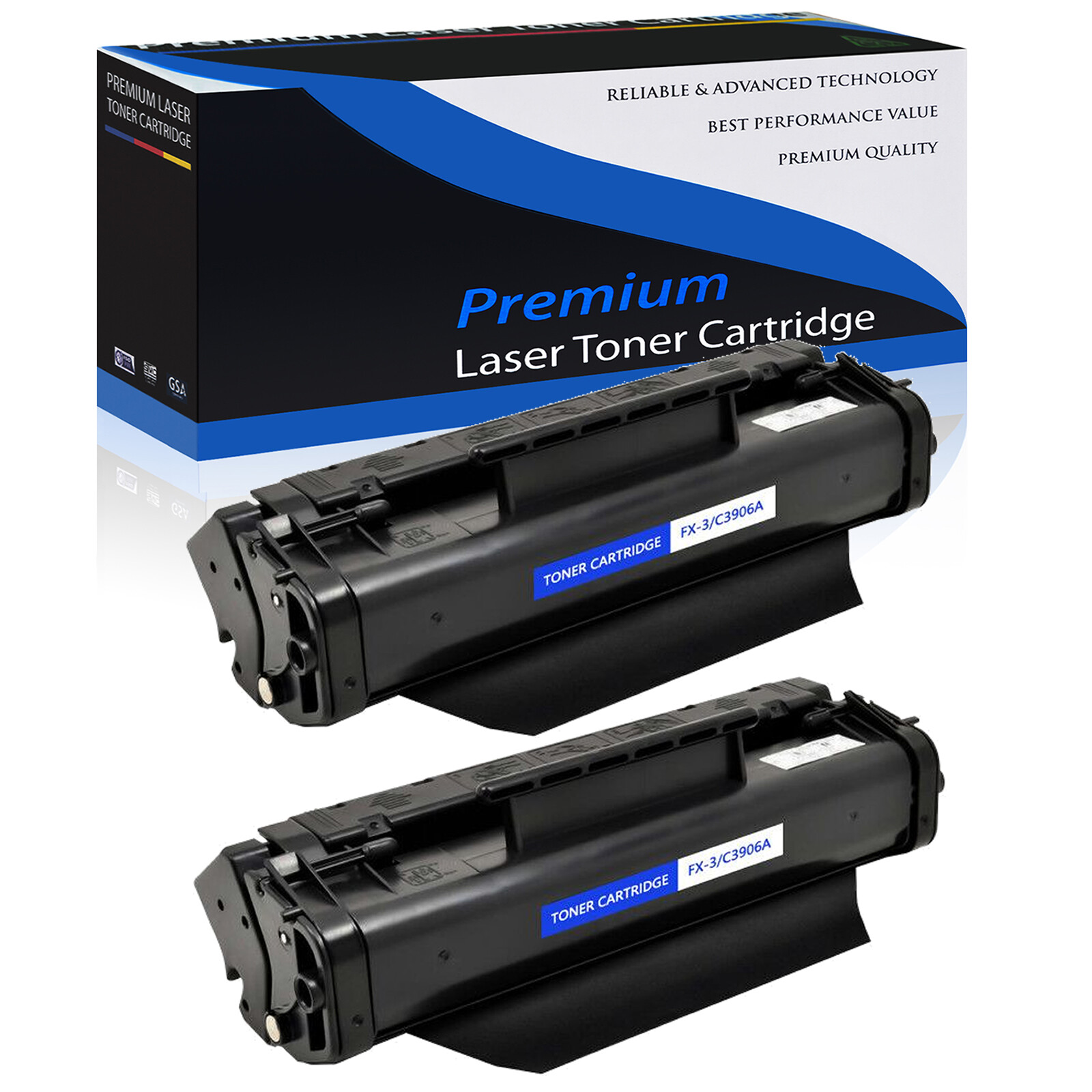 2PK C3906A 06A Toner Cartridge Compatible For HP LaserJet 3100 3100se 3100xi