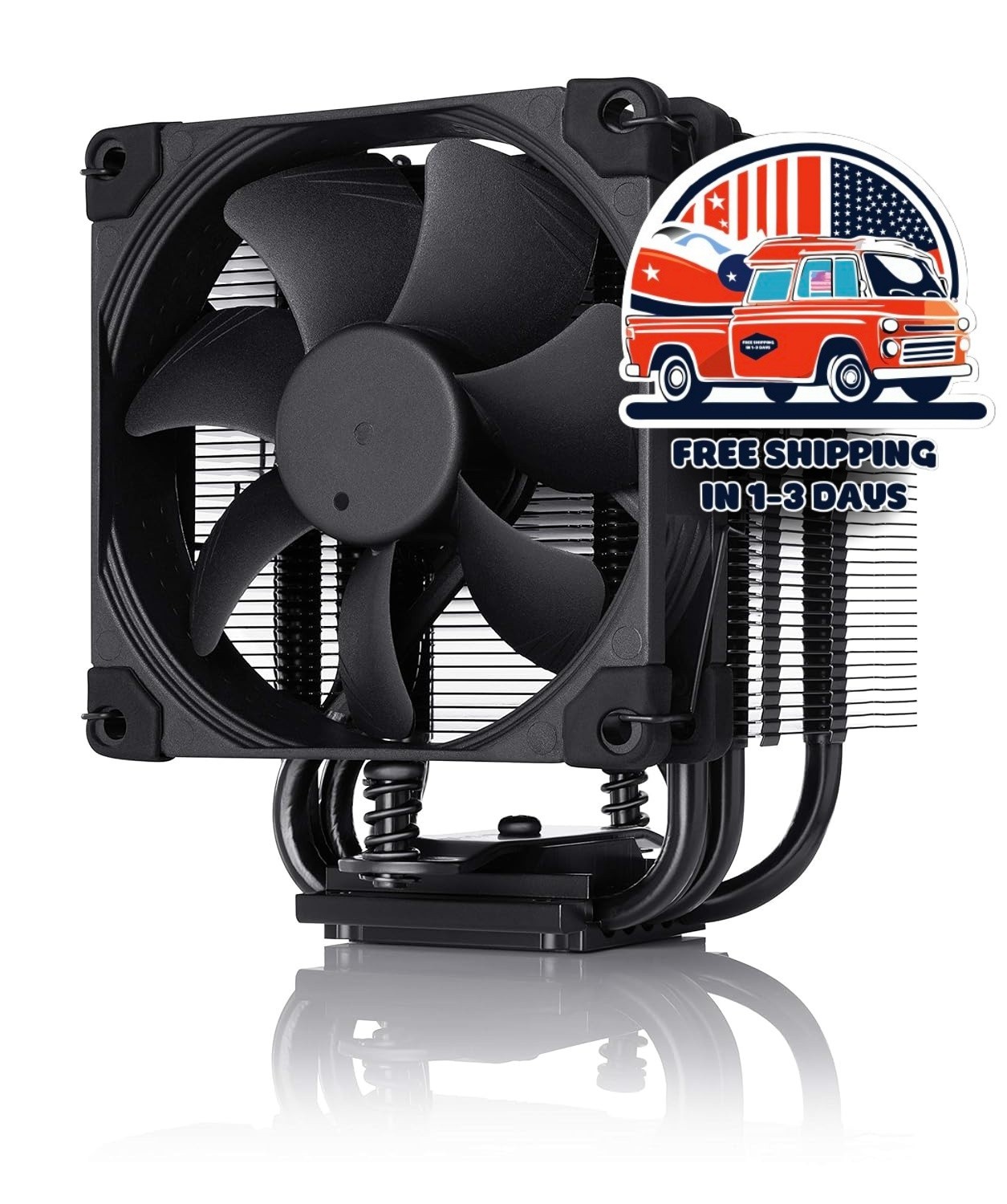 Disipador de CPU de torre única de 92 mm para escritorio, fácil instalación, NEW