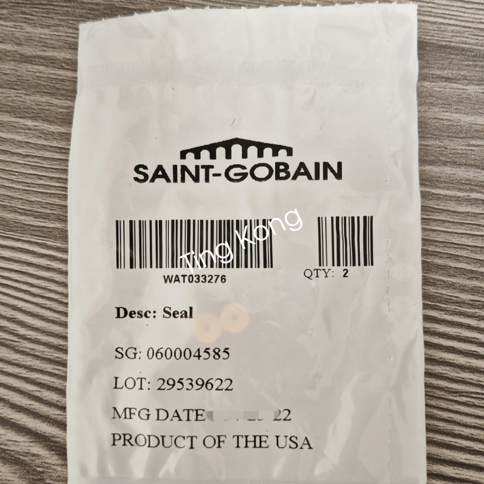 1PCS Waters WAT033276 Sealing Ring via FedEx or DHL