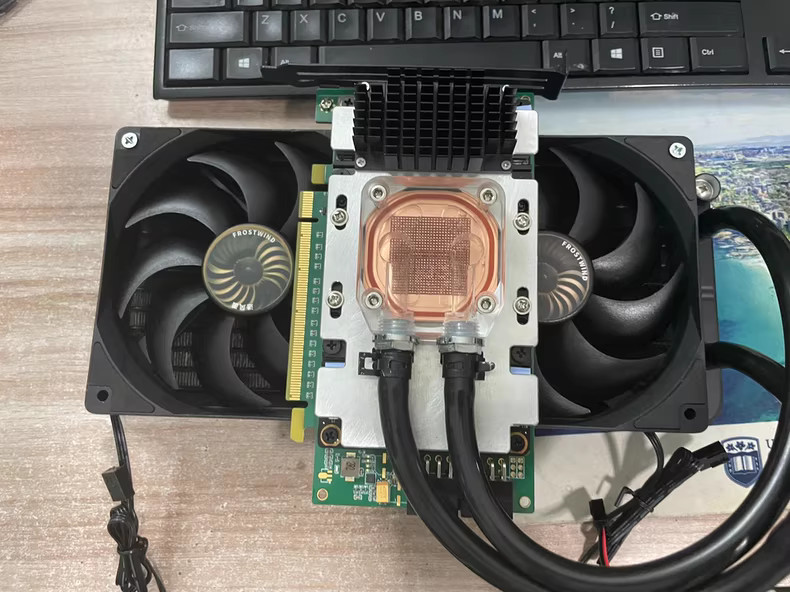 V100 SXM2 16G GPU Upgrade Water Cooling Kit 240mm Radiator with Fans