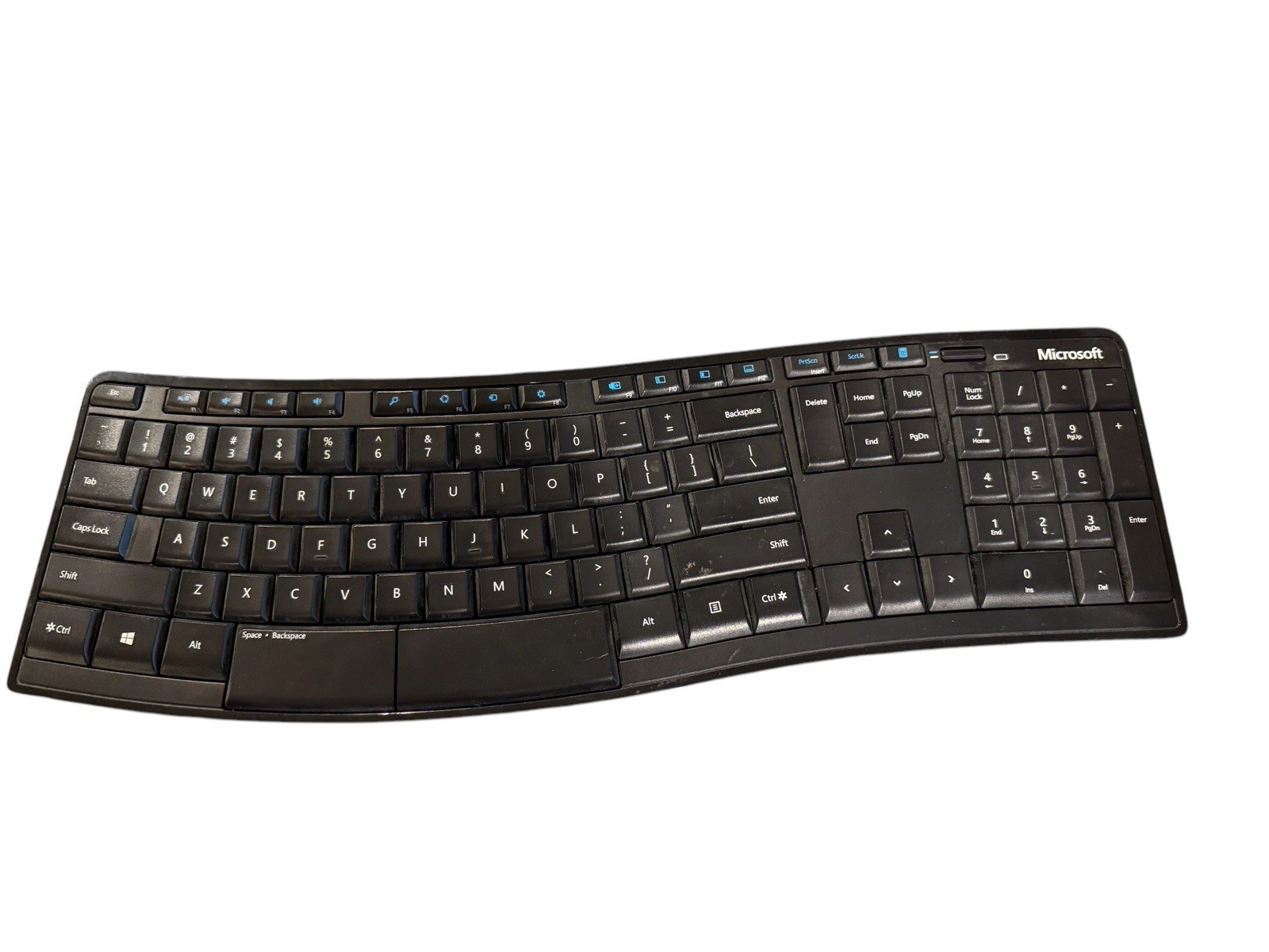 Microsoft Sculpt Comfort Ergonomic Wireless Keyboard KGR1173 Without Receiver