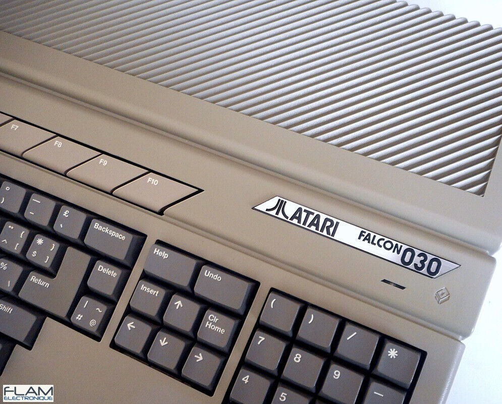 ATARI FALCON 030 Logo Label replacement, NEW / Atari ST STF STE MEGA ST