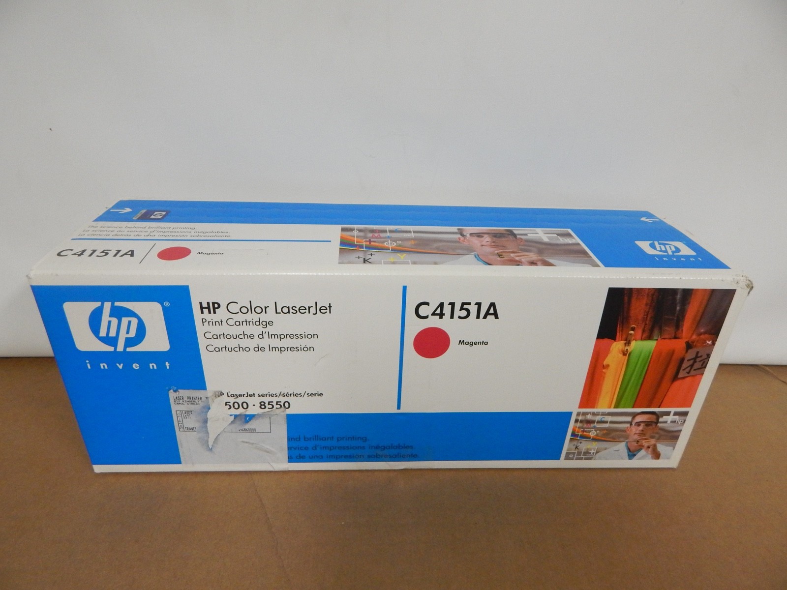 New Sealed Genuine HP C4151A Magenta Color Laserjet Print Cartridge 8500 8550
