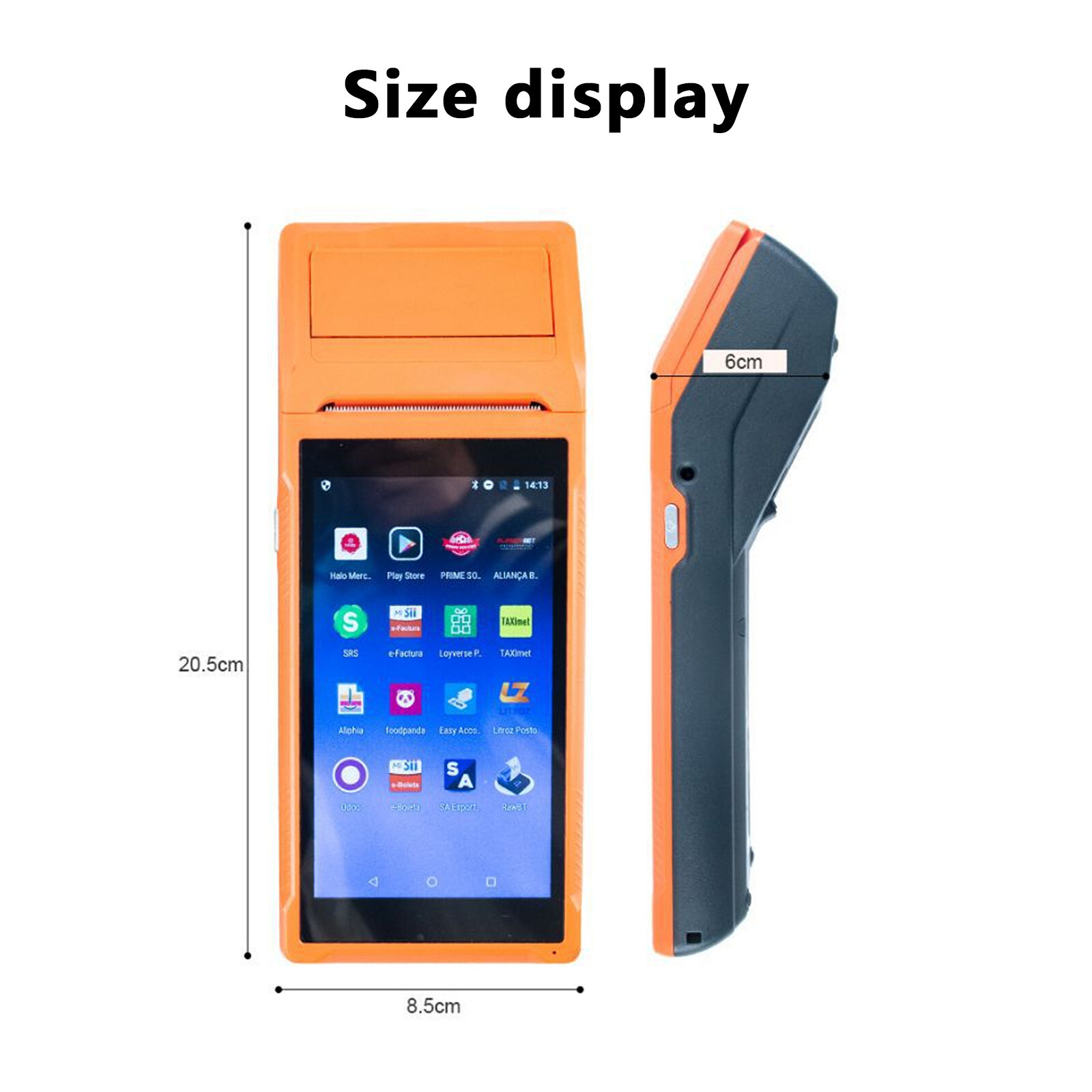 Handheld PDA Printer Smart POS Terminal Wireless Receipt Printer Android US