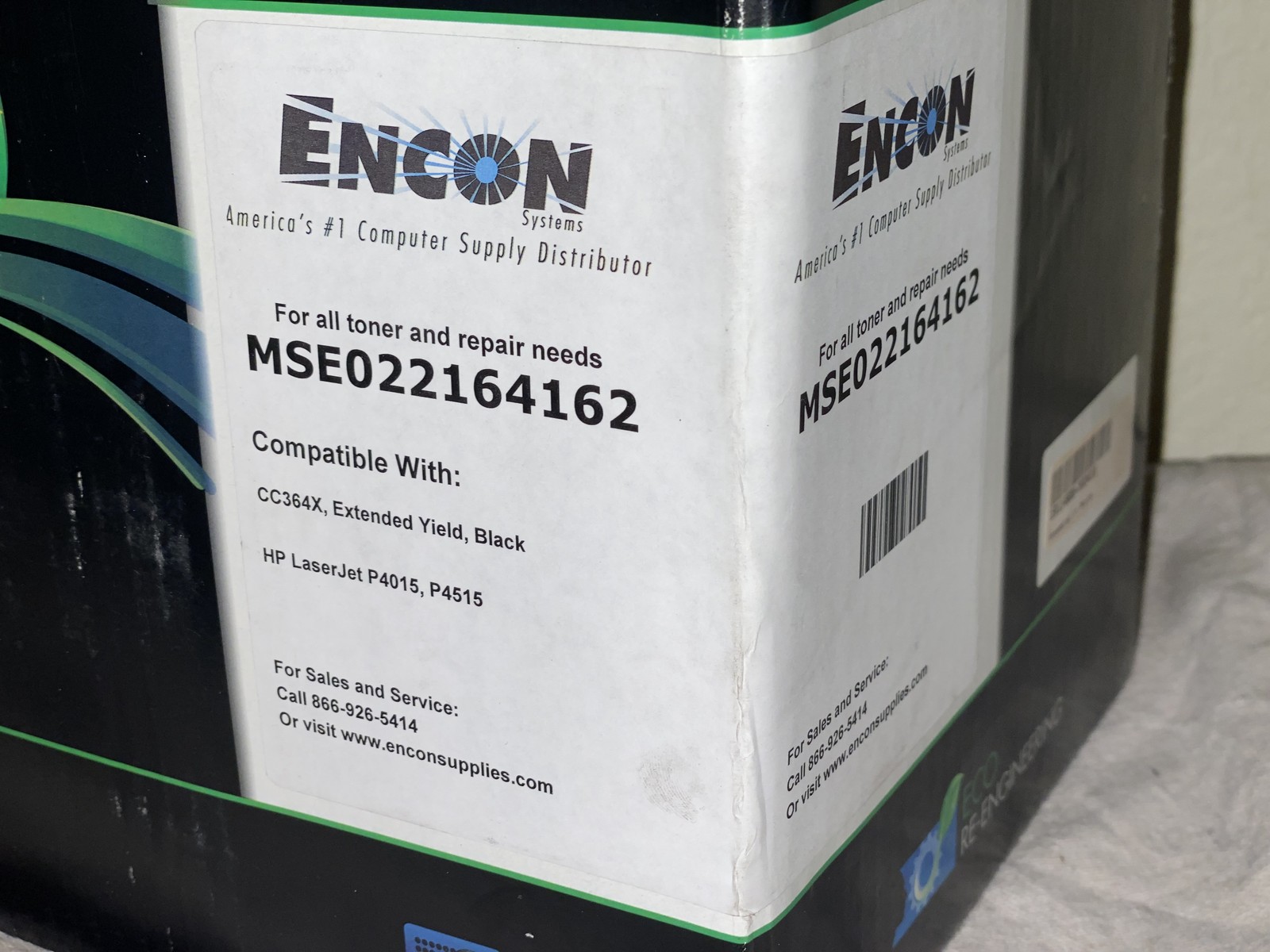Encon Premium Toner Cartridge CC364X / 64X Compatible HP LaserJet P4015, P4515