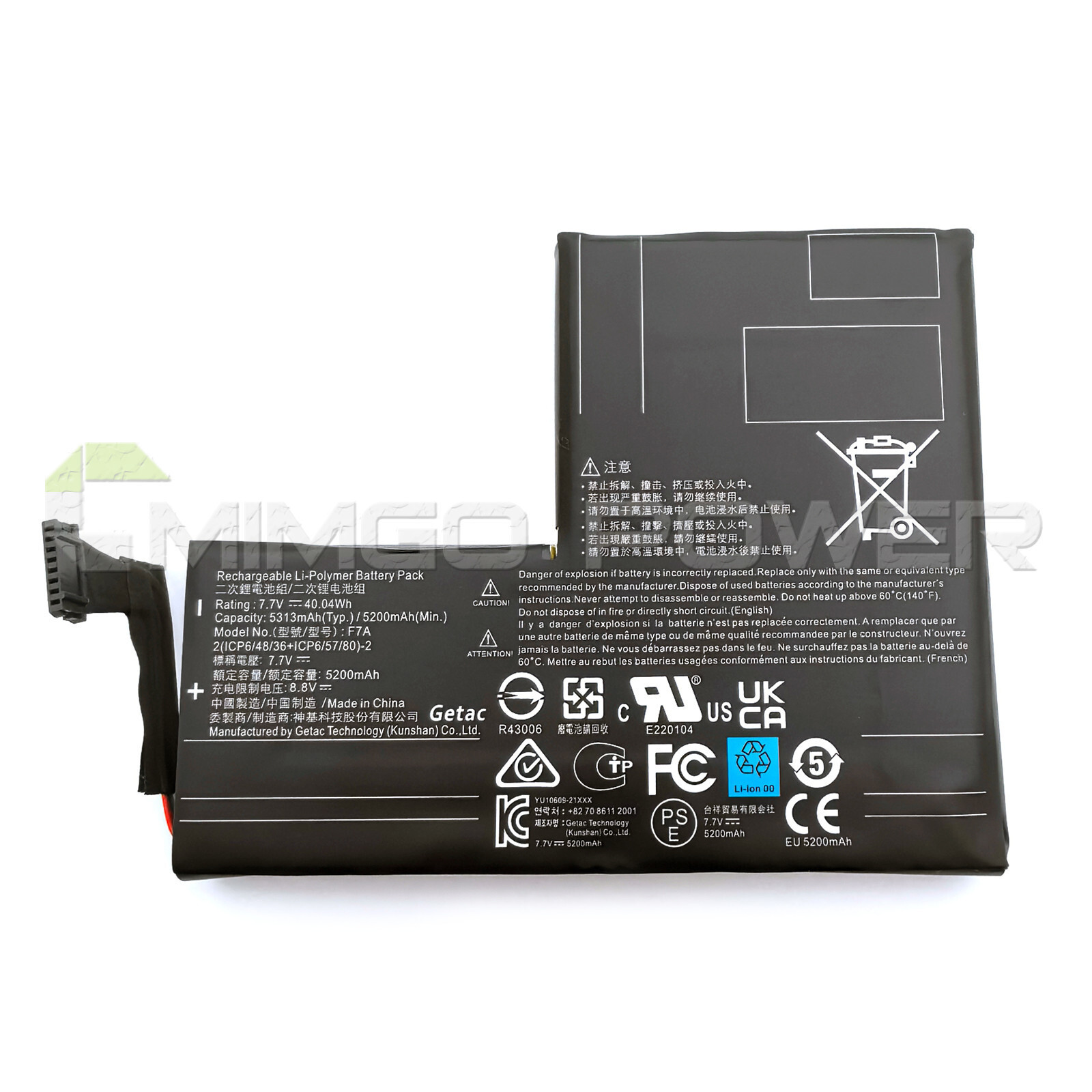 Genuine F7A 2(ICP6/48/36+ICP6/57/80)-2 Battery for Steam Deck Handheld Gaming PC