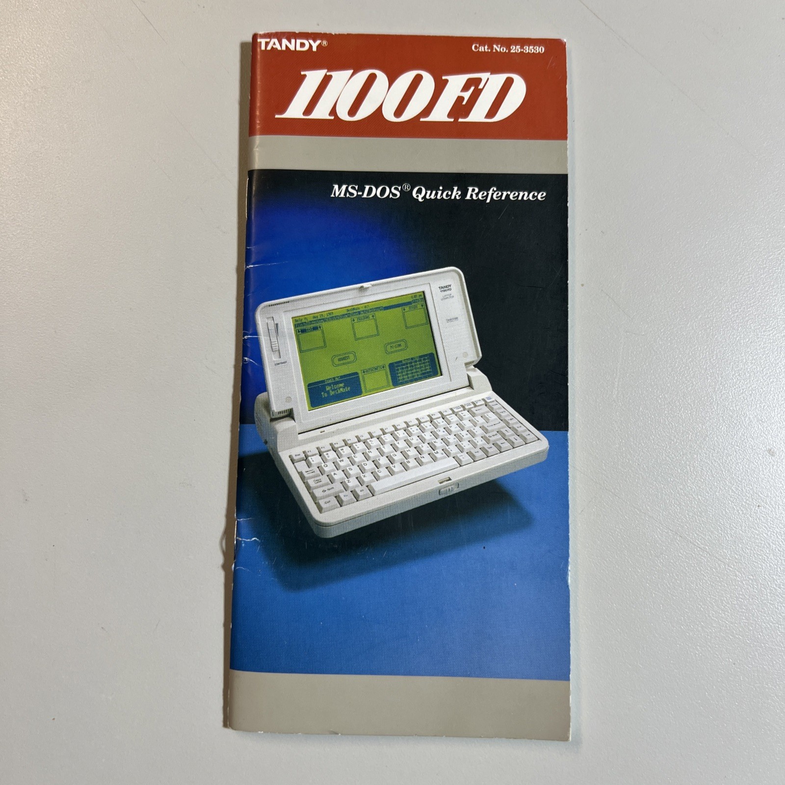 Tandy 1100FD MS-DOS Quick Reference 3.3 1989