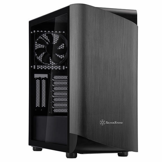 Silverstone SST-SEA1TB-G (Titanium/Black, Tempered Glass) SETA A1 ATX Mid Tower