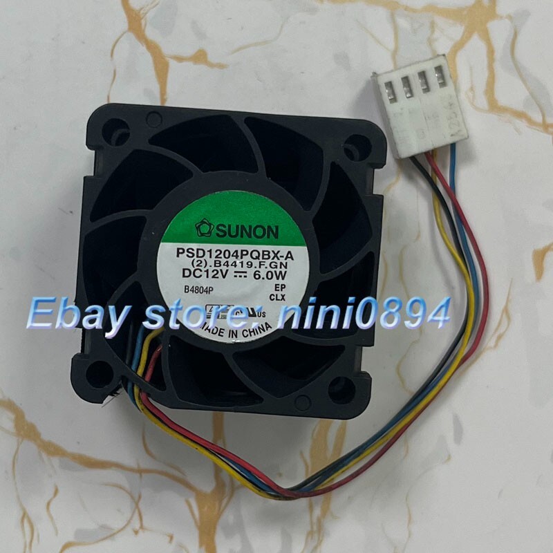 SUNON PSD1204PQBX-A 4028 DC12V 6.0W 4CM 4-Wire Cooling Fan
