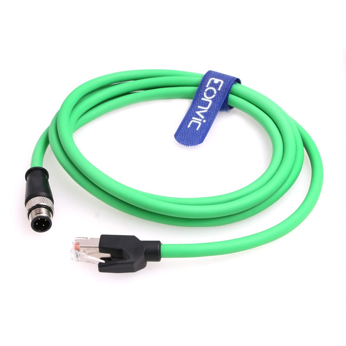 M12 4 Pin D-Code to RJ45 Cognex Industrial Network Cord CAT5 Shielded Cables ...