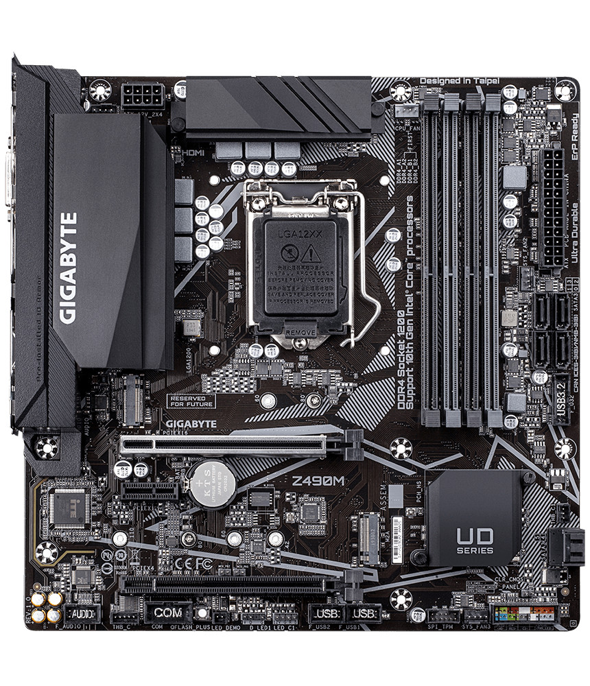 GIGABYTE Z490M Intel Z490 DDR4 LGA 1200 10 11Th Micro ATX Motherboard Tested