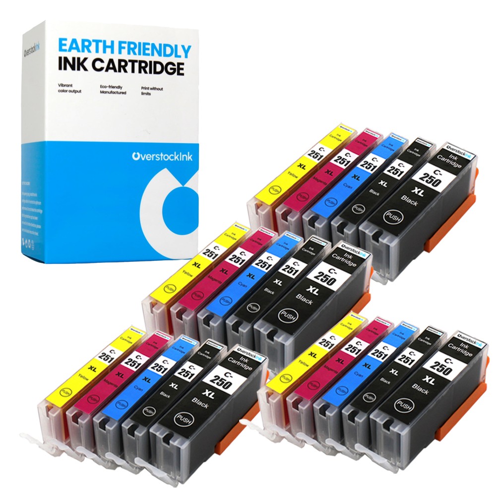 OSI Compatible 20-Pack PGI-250 XL CLI-251 XL Ink fits Canon PIXMA MG5622 MG6420