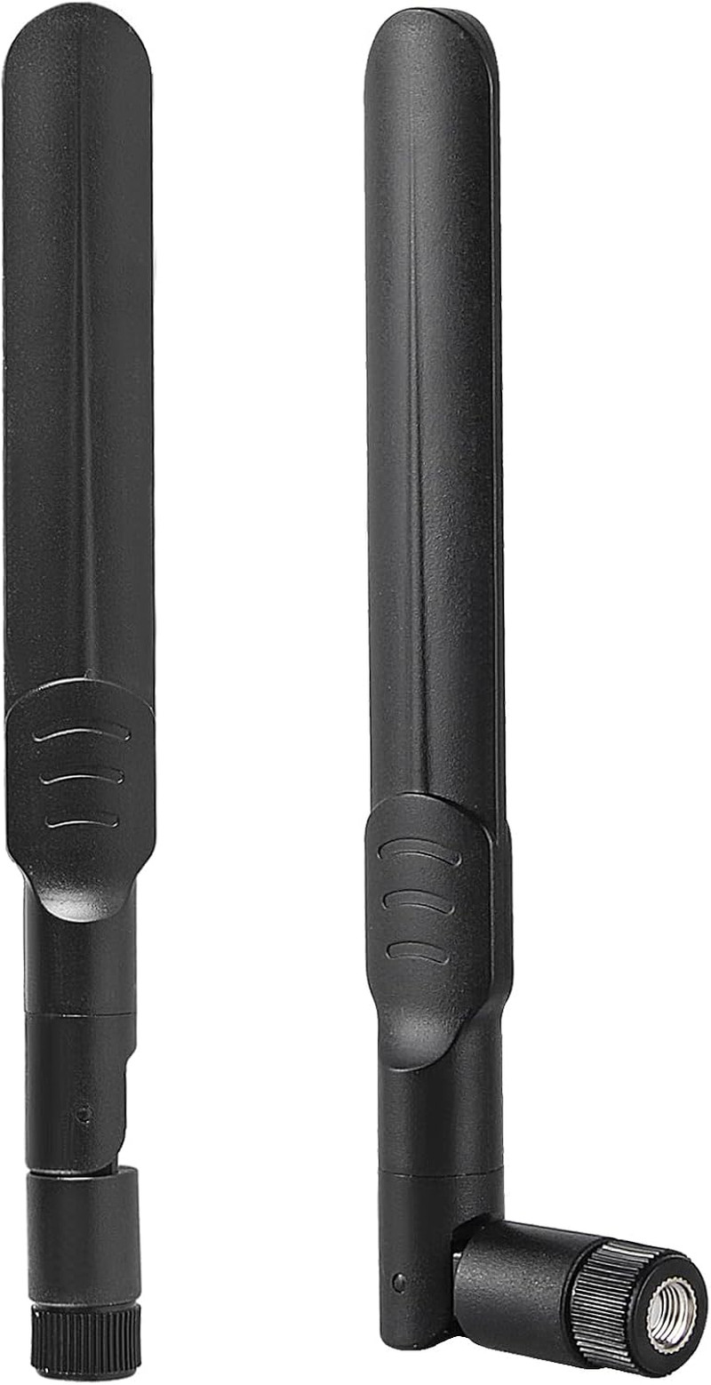 2Pcs Dual Band 8Dbi Wifi Antenna 2.4Ghz 5Ghz 5.8Ghz RP-SMA Male Bluetooth Antenn
