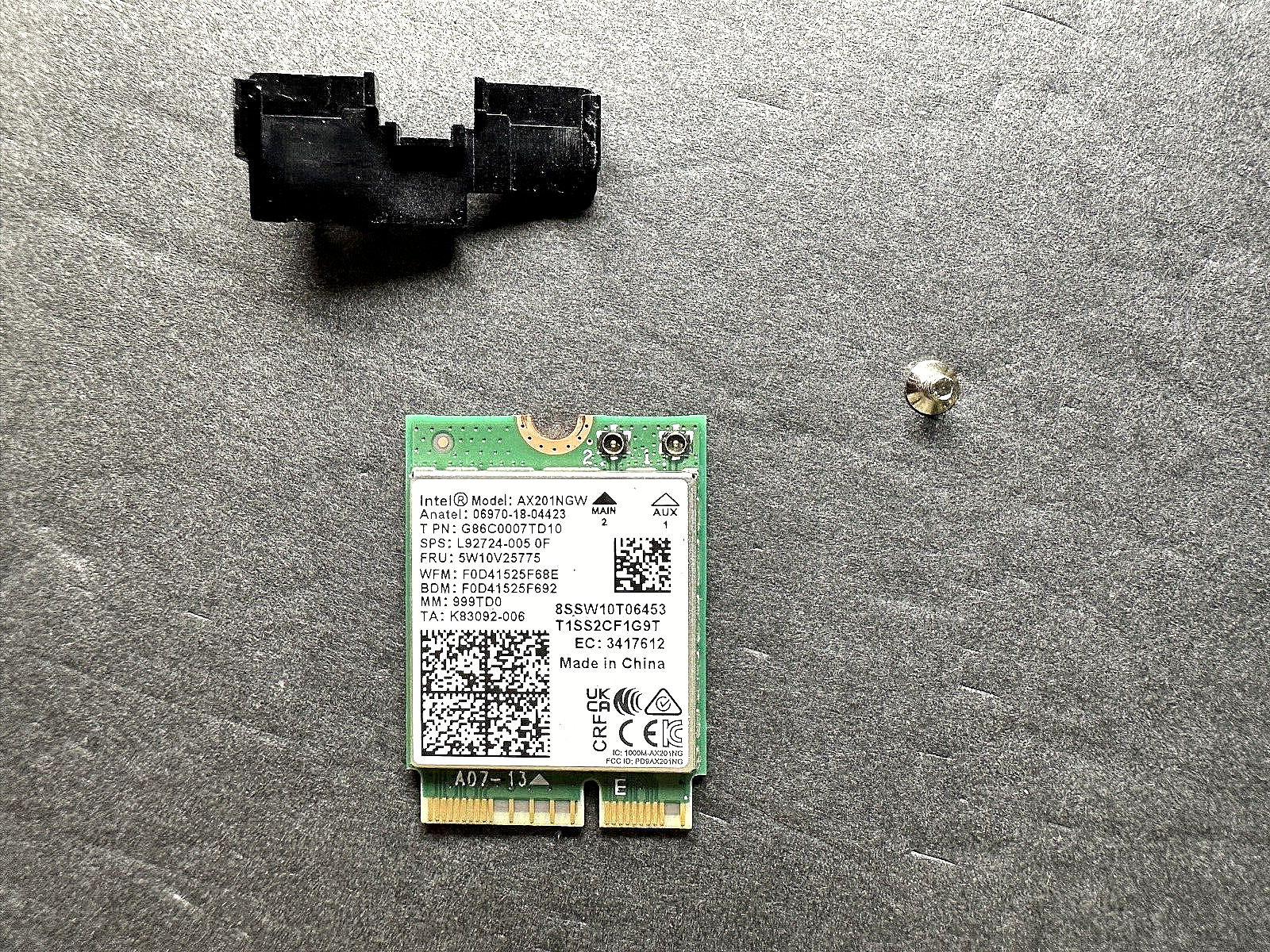 🔥Genuine AX201NGW WiFi 6 Dual Band CNVio2 M.2 Wireless Bluetooth 5.1 802.11ax
