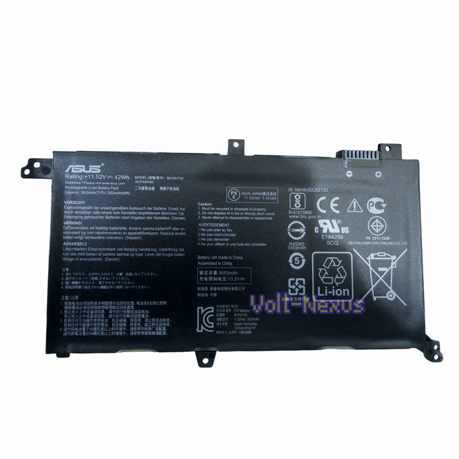 B31N1732 B31BI9H Original Battery for Asus VivoBook S14 S430FA X430FN X430UN