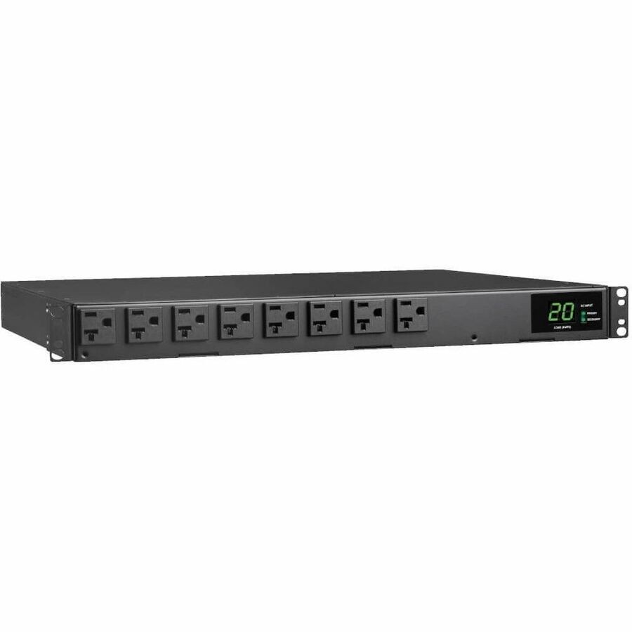 Tripp Lite 1U 16-Outlet 1.92kW 120V Single-Phase ATS/Local Meter PDU PDUMH20ATS
