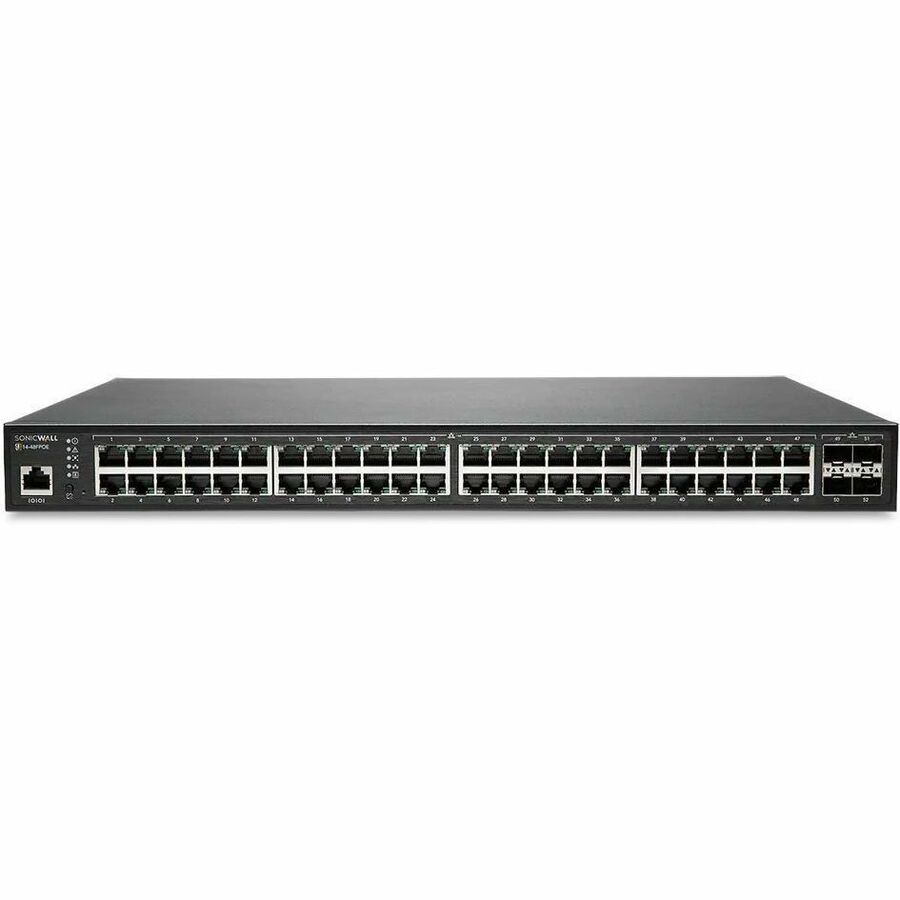 SonicWall SWS14-48FPOE 52-Port Managed Switch, Rack Mountable 02-SSC-8383