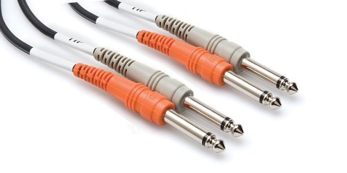 Hosa CSS-203 Stereo Interconnect Cable, Dual 1/4 in. TRS to Same -3m / 9.8 ft.