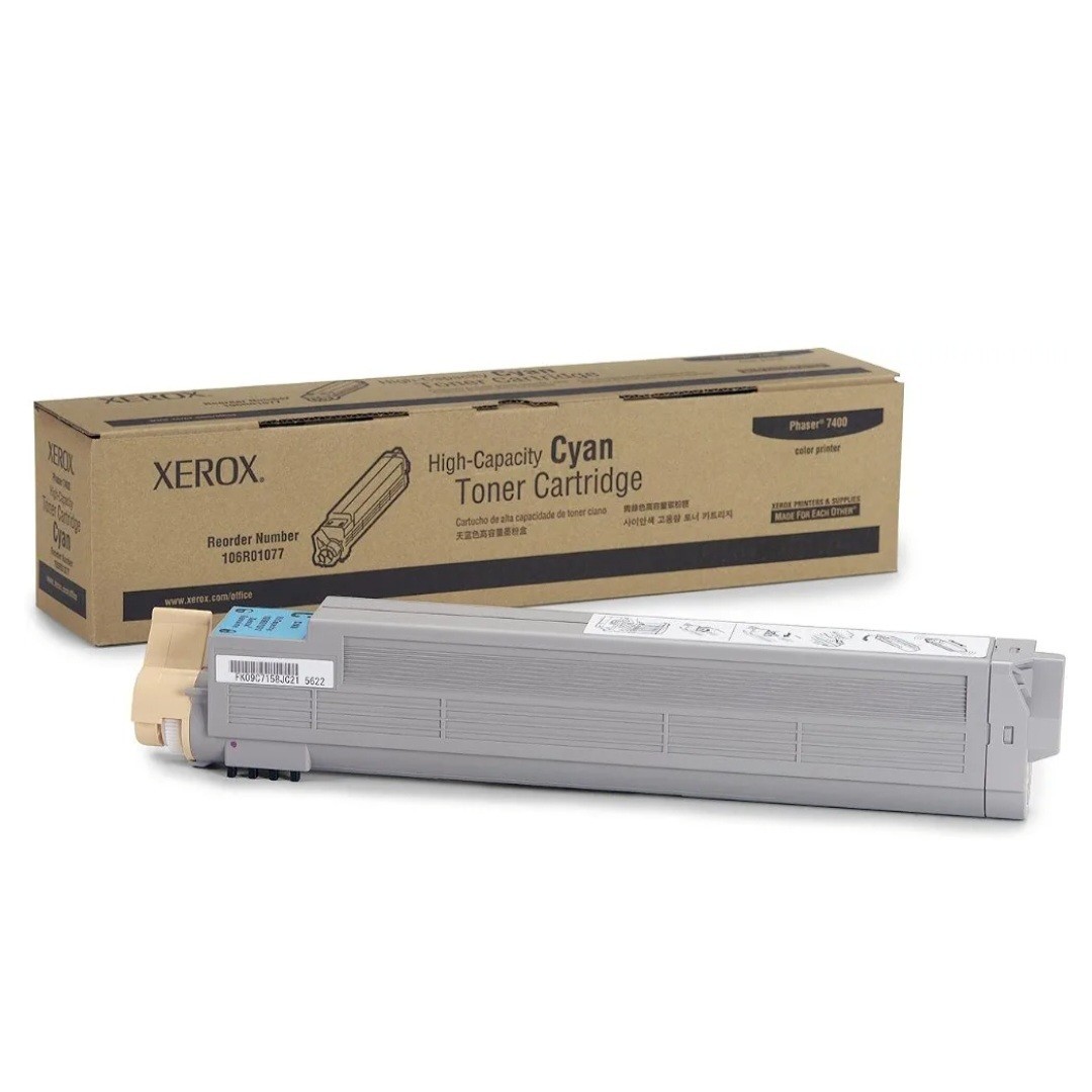 Xerox 106R01077 Phaser 7400 Cyan High Capacity Toner (Retails $140)