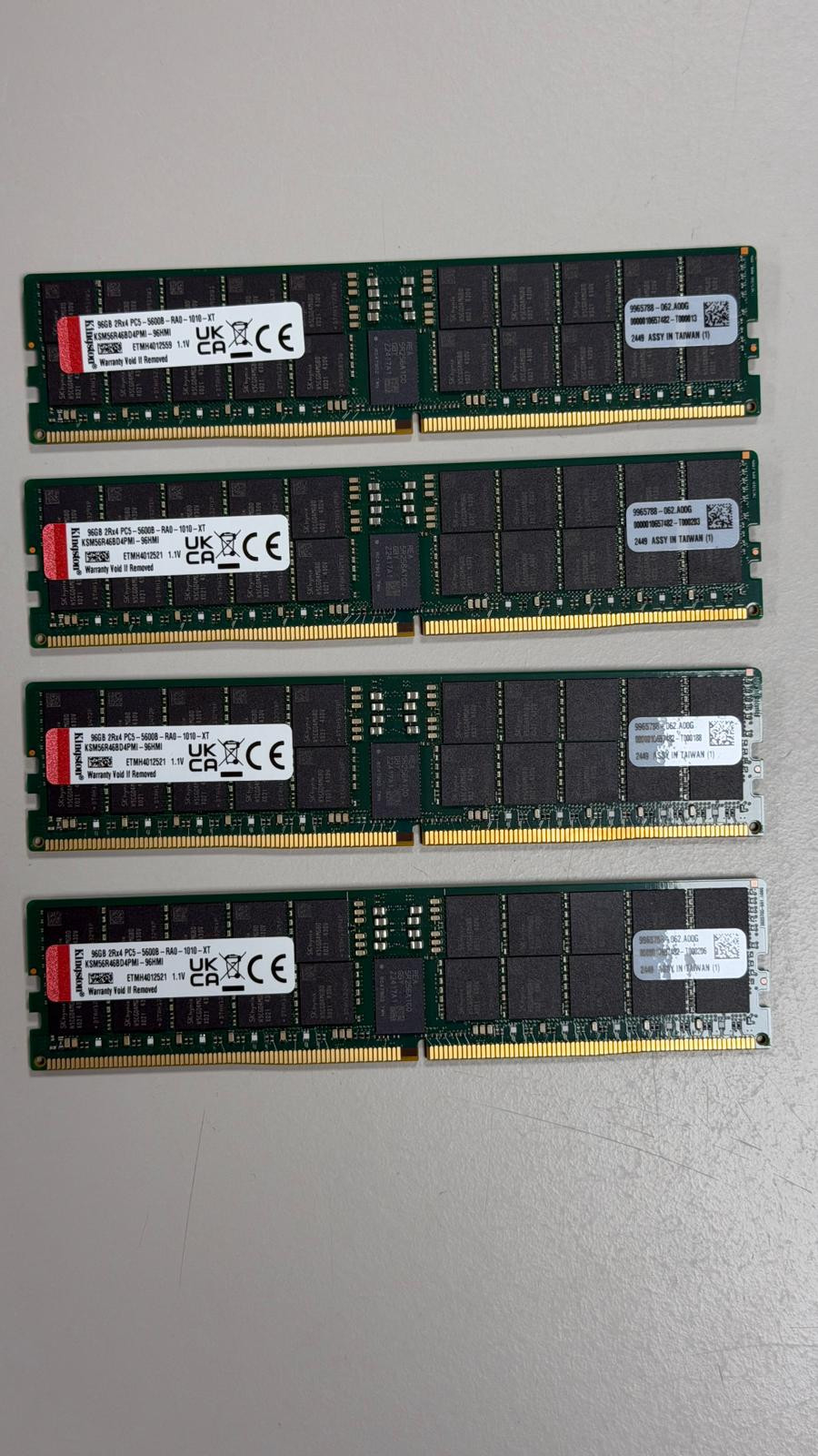 Kingston 96GB DDR5 PC5-5600B RDIMM ECC Server Memory RAM KSM56R46BD4PMI-96HMI