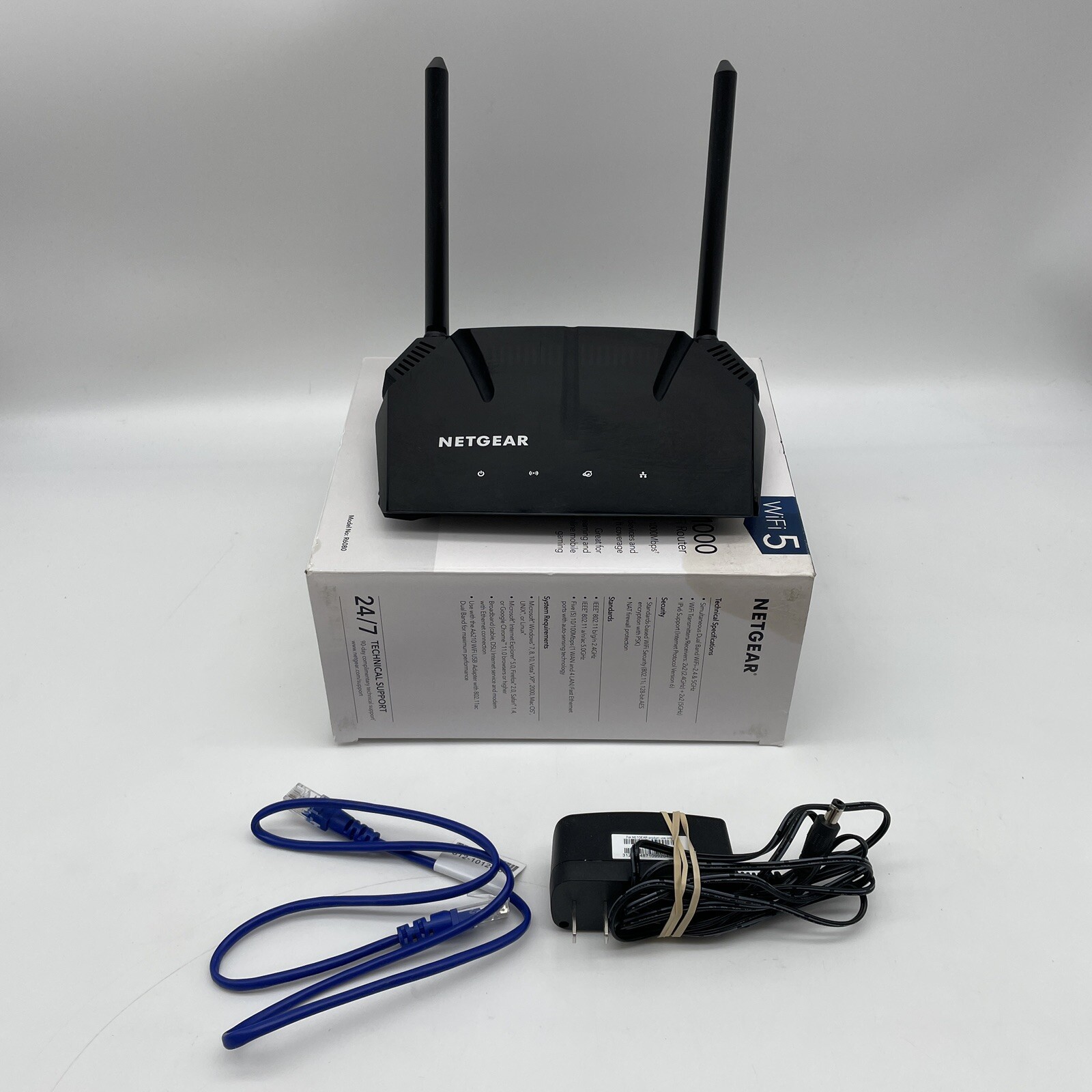 NETGEAR - AC1000 Dual-Band Wi-Fi 5 Router - Black R6080 AC Wireless Tested