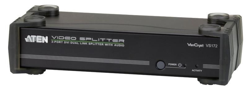 Aten VS172-AT-G 2-Port DVI Dual Link with Audio Splitter & RS-232 ~E~