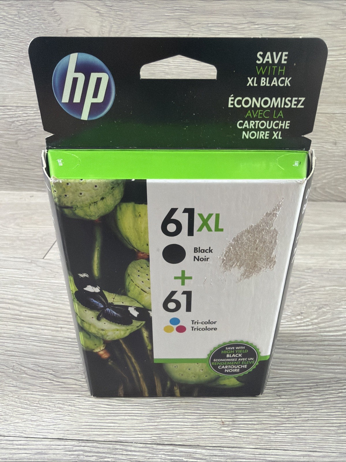 HP 61XL & 61 Ink Cartridge 2-Pack CZ138FN Black & Tri-Color Combo NEW Exp 2020