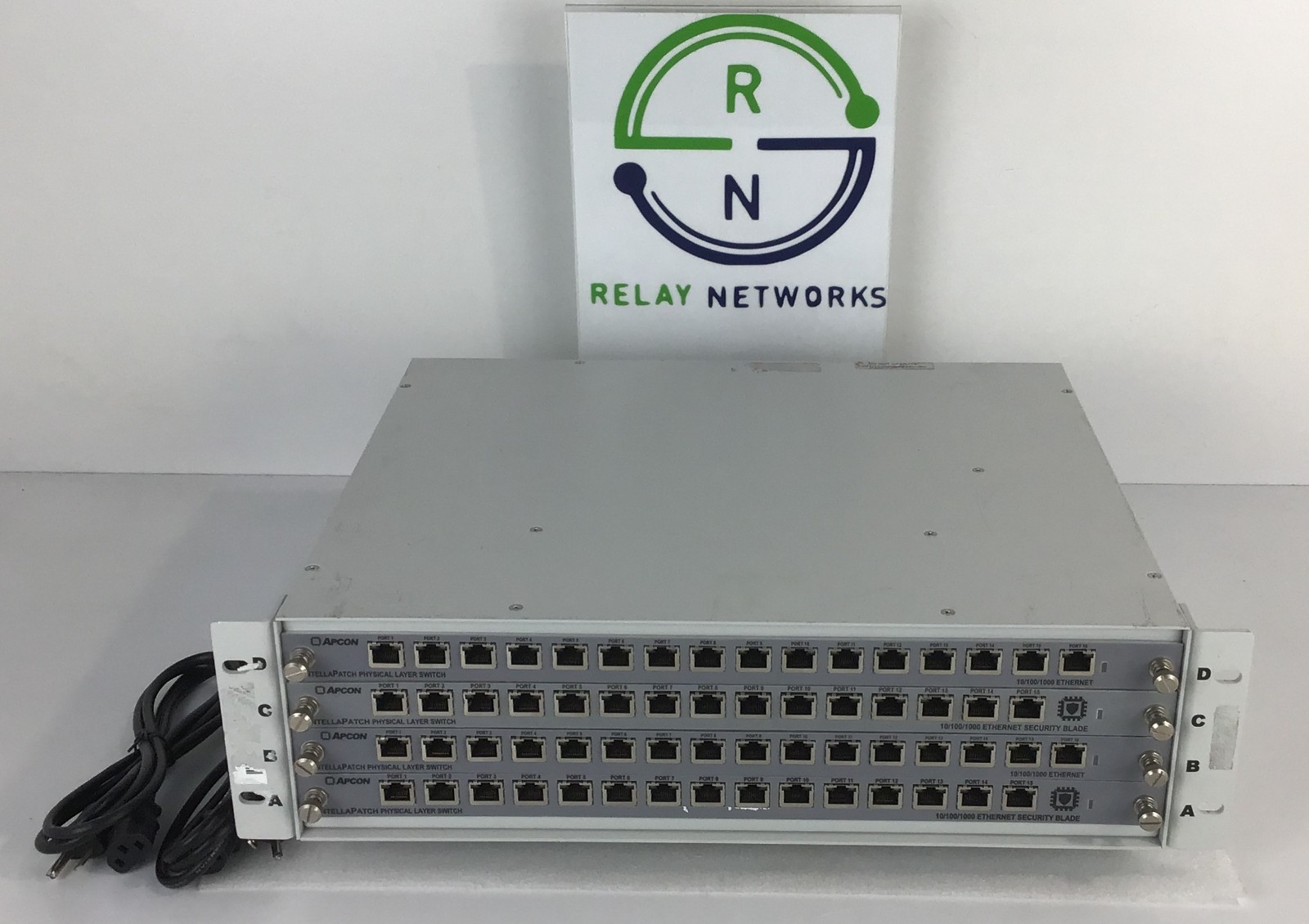 Apcon ACI-2061-C00 IntellaPatch Series 2000 Chassis High Density 4 blade "READ"