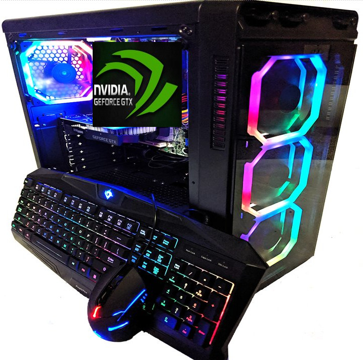 Custom Gaming Desktop PC Intel i7 Quad 16 GB SSD/1TB Nvidia GTX 1060  3GB + GIFT