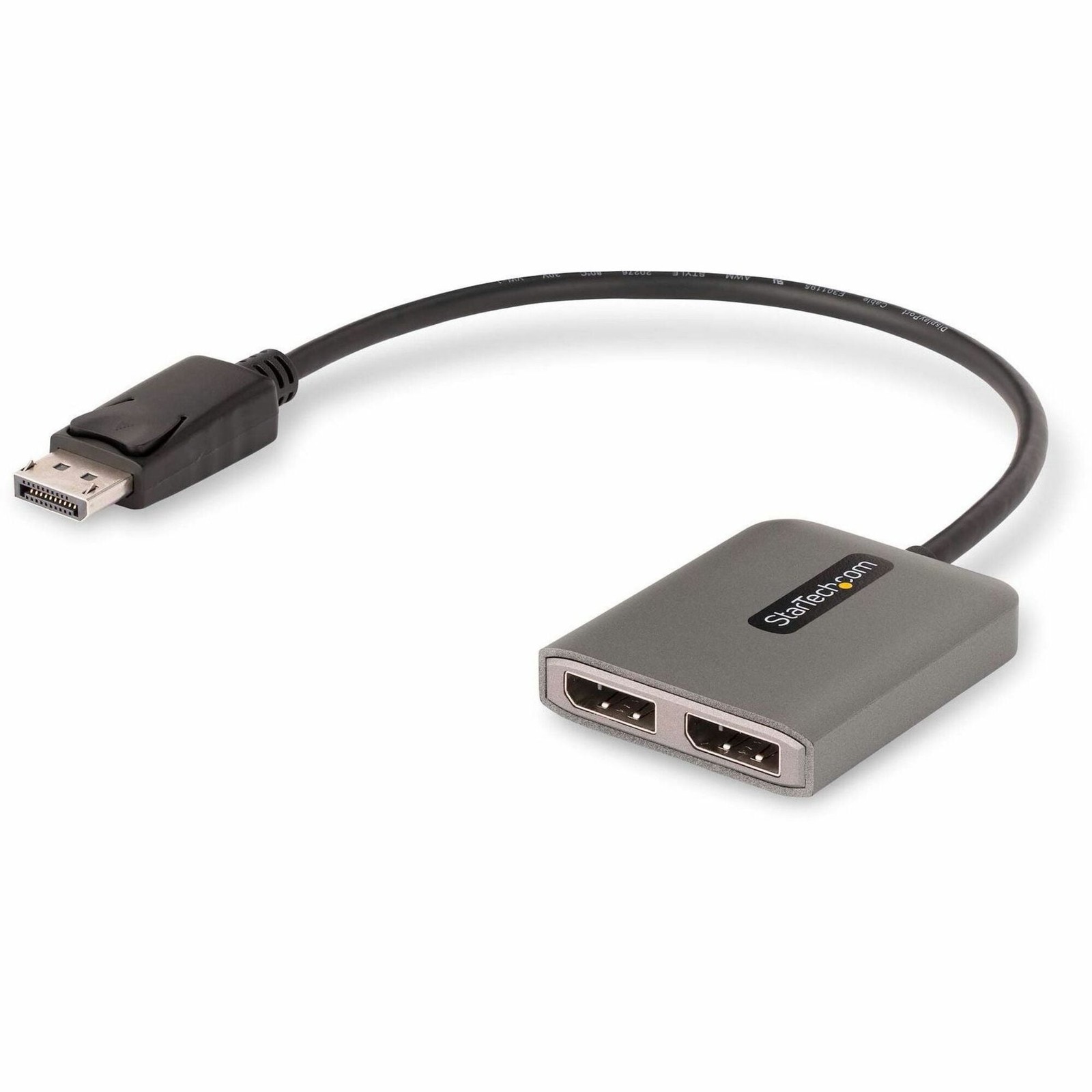 StarTech.com Dual-Monitor DisplayPort 1.4 MST Hub, 2-Port DisplayPort Splitter,