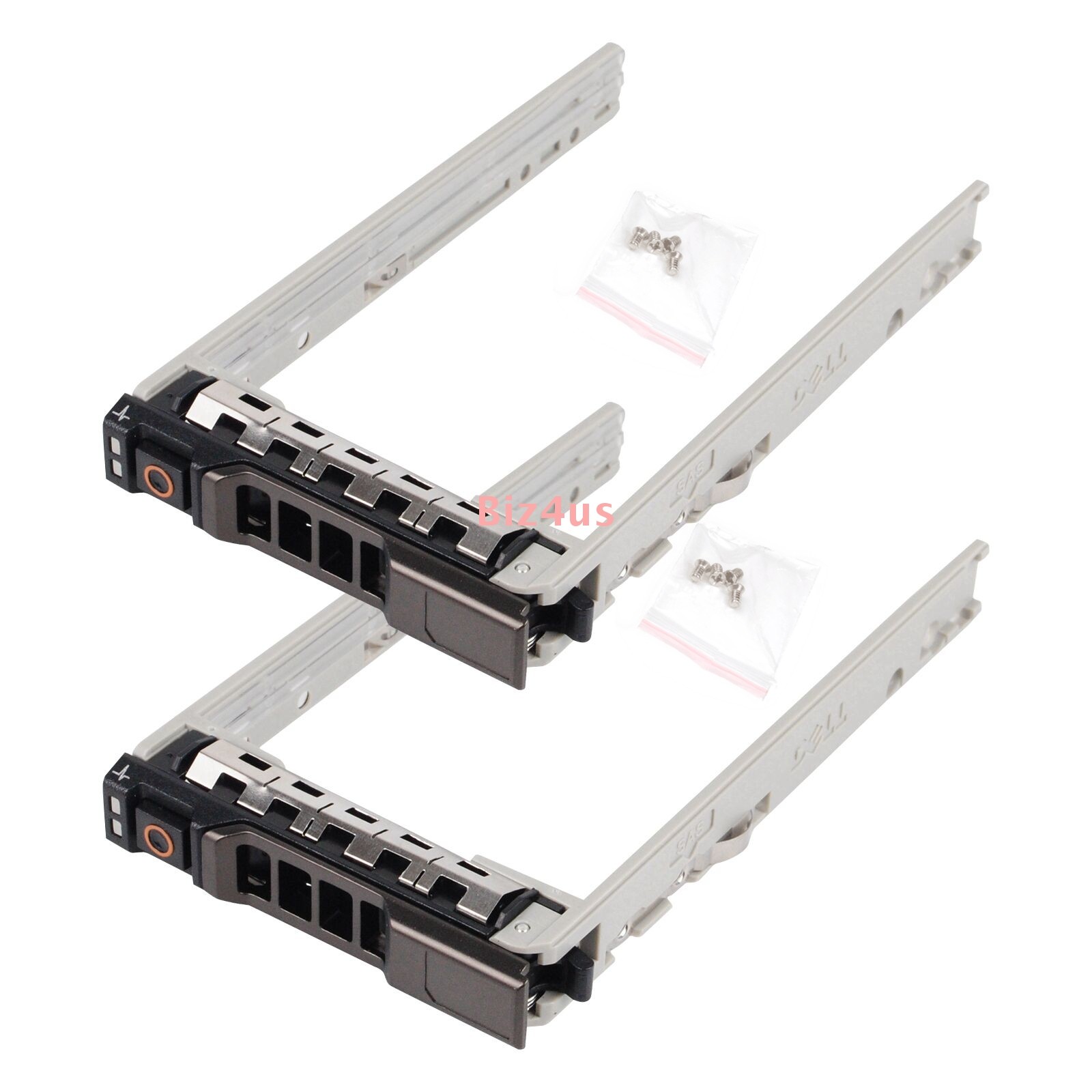 2X 8FKXC G176J DELL 2.5" HARD DRIVE CADDY TRAY FOR R620 R630 R720 R730 POWEREDGE