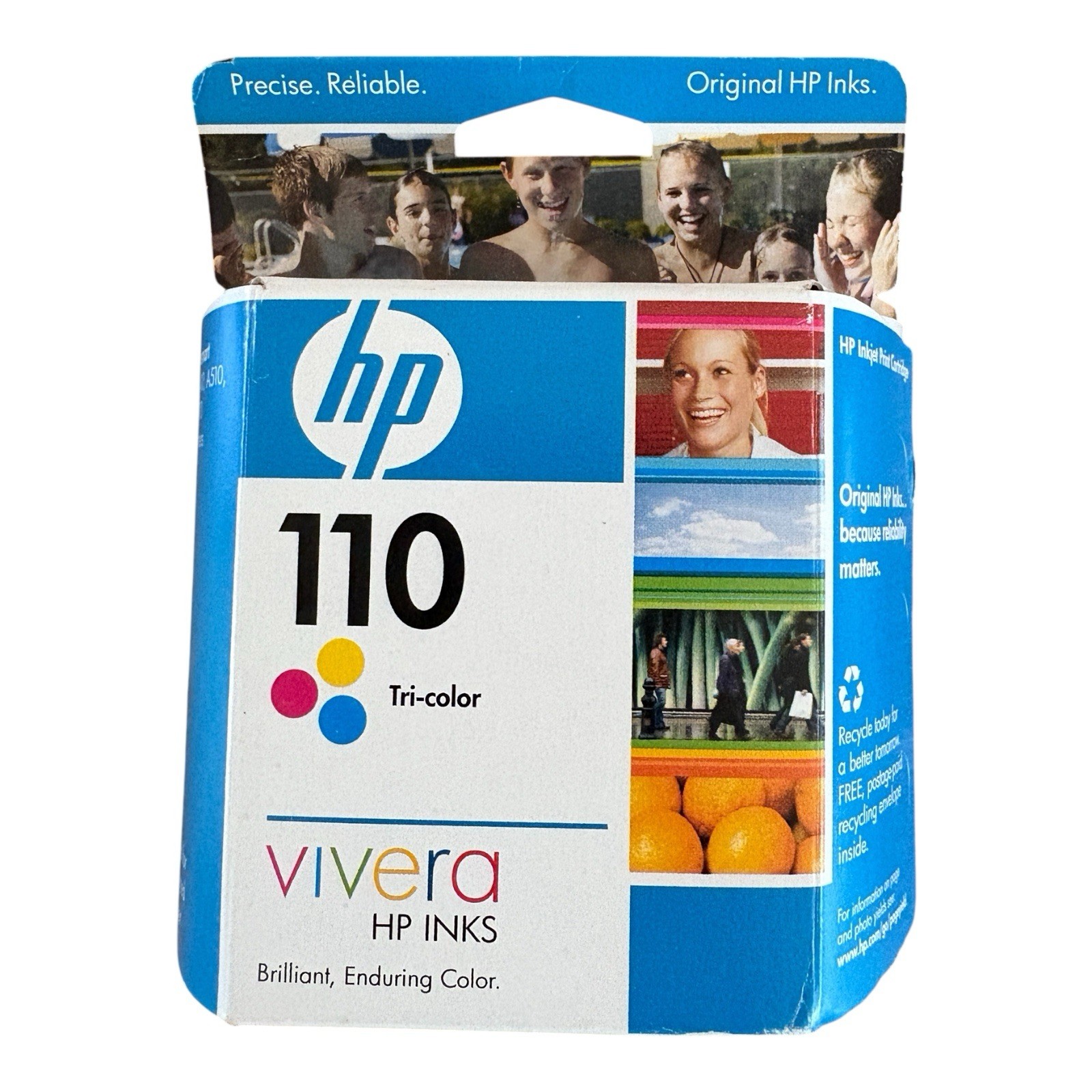 HP Photo Value Pack Custom 110 Tri-Color Ink Cartridge Expired 2009