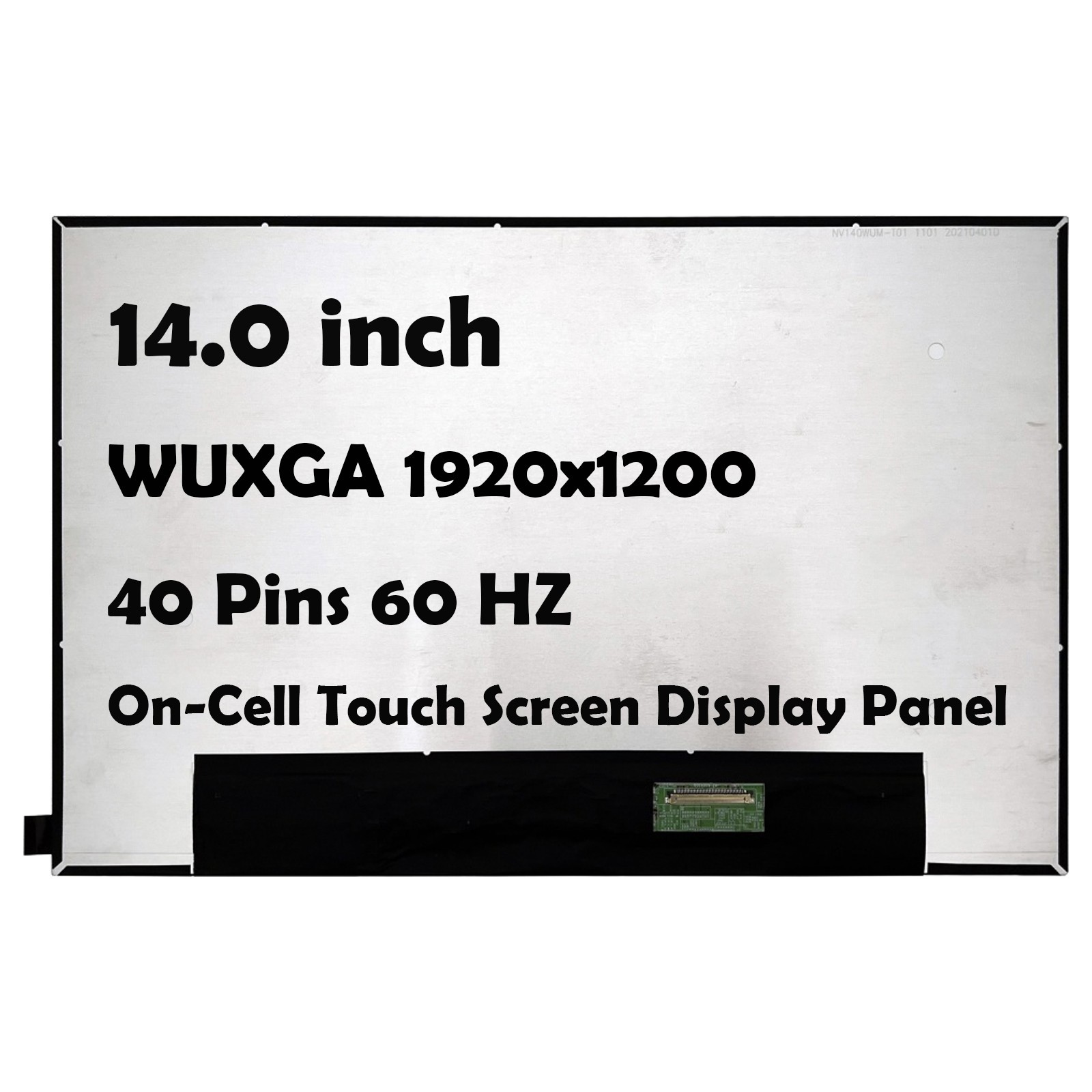 14" for HP N16108-001 1920x1200 40 Pins LCD On-Cell Touch Screen Display Panel
