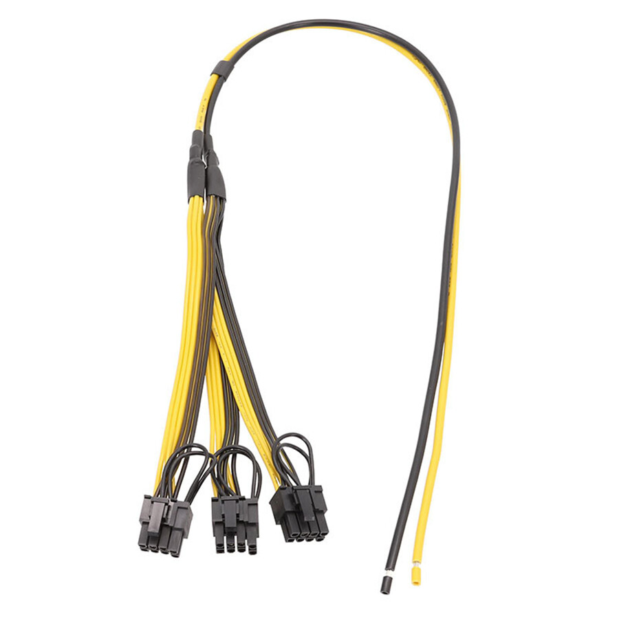 5Pcs 1 to 3 6p+2p Miner Adapter Cable 8pin GPU Video Card Wire for Mining