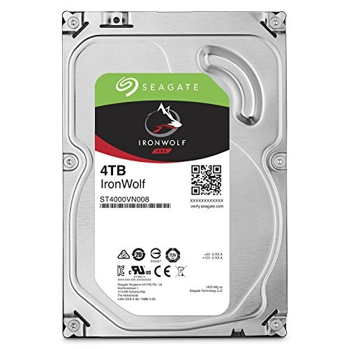 Seagate ST4000VN008 Ironwolf Nas 4tb 5.9k Sata 64mb Lff Hdd