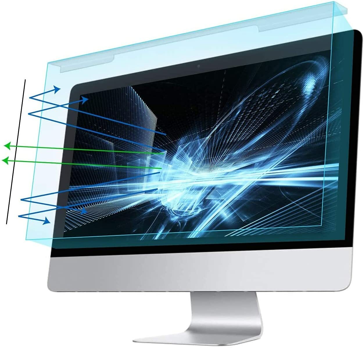20 22 23 24 25 27 inch Monitor Blue Light Blocking Screen Protector PC Panel 