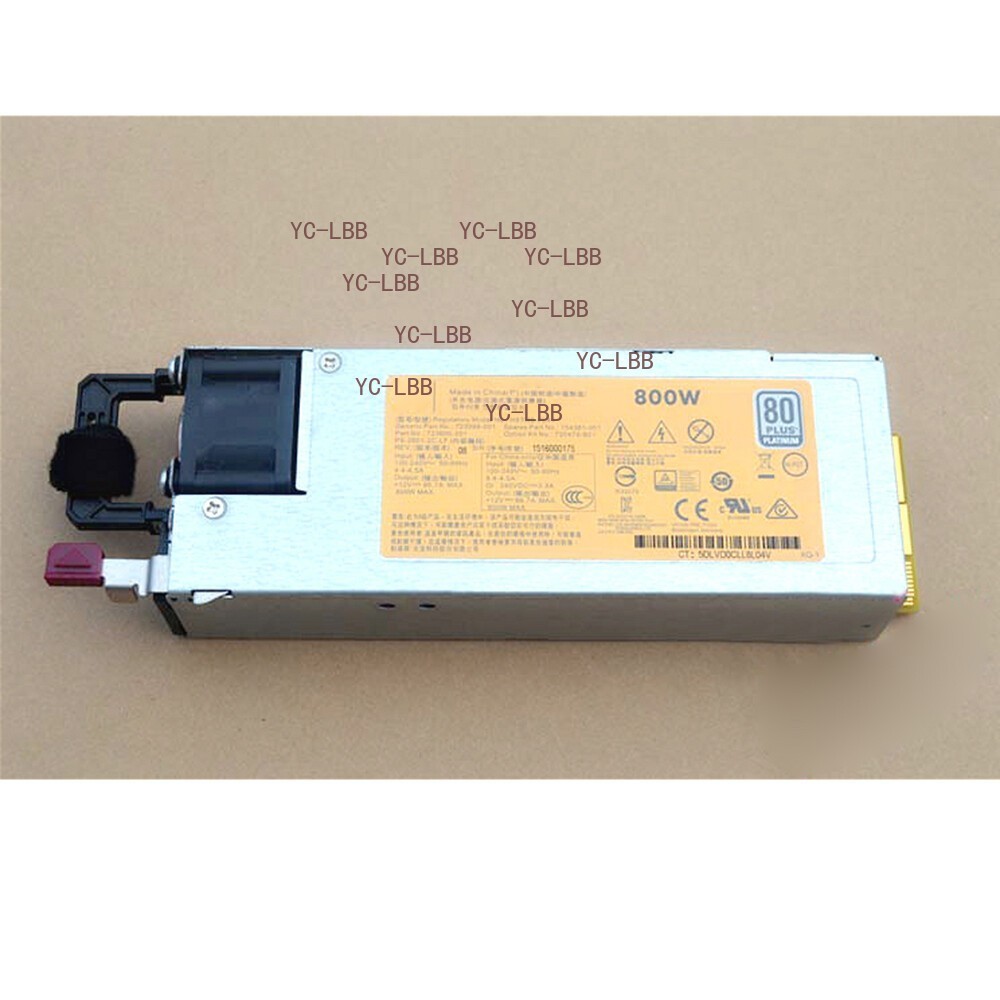 Server Power For HP Gen9 G9 HSTNS-PL4 720479-B21 723599-001 754381-001 800W
